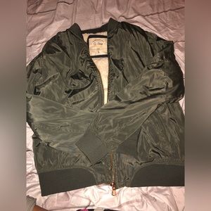 Ci sono jacket fur olive small